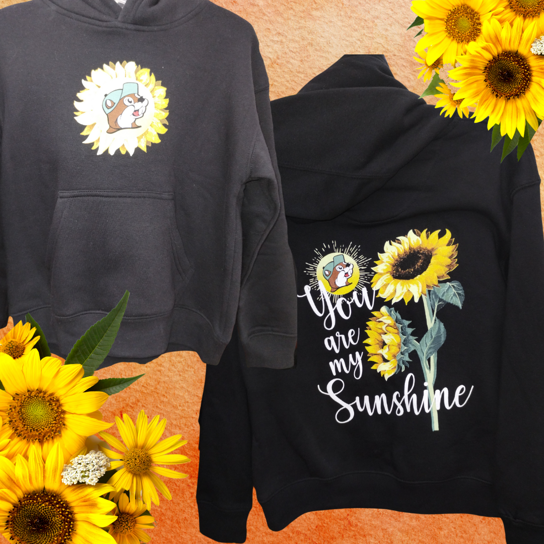 Buc-ee's Sunflower Black Hoodie