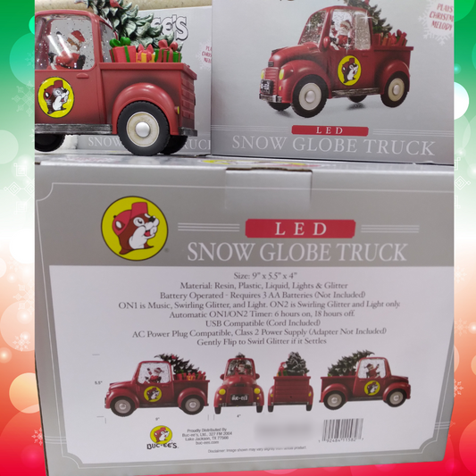 Buc-ee's LED Snow Globe Truck